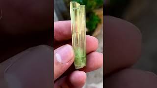 Terminated Helidor Beryl Crystal From Skardu helidor beryl crystals gemstone mineralspecimen [upl. by Lu]