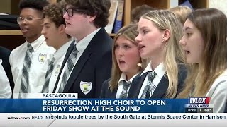 Resurrection High School Choir prepping ahead of The Sound Amphitheater’s grand opening [upl. by Ulla]