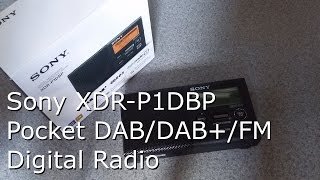 Sony XDRP1DBP DABDABFM Portable Digital Radio [upl. by Enilarac]