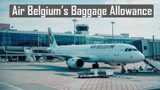 Air Belgium’s Baggage Allowance  air belgiums carry on luggage [upl. by Ahsinav]