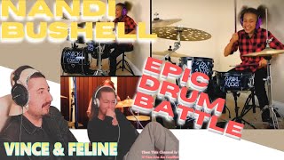 Dave Grohl and Nandi Bushells Epic Drum Battle  Dead End Friends [upl. by Synn]