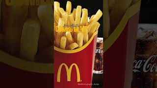 Fast Food Fun McDonald’s Motion Graphic 🍔🍟  Graphic Design [upl. by Nihahs]