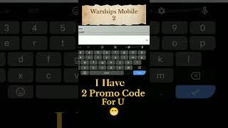 Warships Mobile 2 Promo Code warshipsmobile promocode viralshorts [upl. by Atronna746]