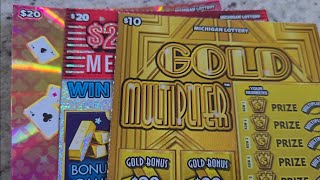 MI Lottery  3 tickets 🎟  💥50 risk💥  We aint scared😱😱😱 We are in it to win it💰💰💰 scratchoffs [upl. by Fredric]