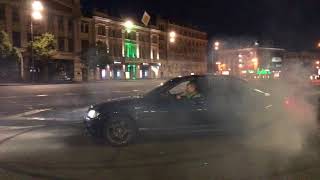 BMW 330i e46 m54b30 burnout drift donuts 1 [upl. by Elpmet4]