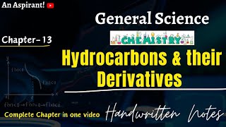 Hydrocarbons  Unit13  Chemistry  General Science  An Aspirant [upl. by Alverta]