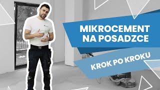 Posadzka z mikrocementu krok po kroku Jak położyć mikrocement Festfloor Life [upl. by Gregory]