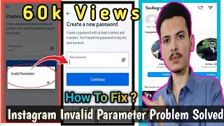 How To Fix Instagram invalid Parameters problem Instagram invalid parameter error problem solve 2023 [upl. by Machos550]