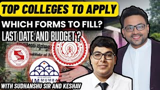 MBA Forms amp Colleges  B School Guide  Separate Forms  Form Fee amp Budgeting  CAT 2024 [upl. by Deeraf]