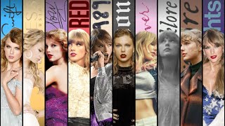 TOP FIVE SONGS FROM EACH ALBUM WITH MIDNIGHTS  TAYLOR SWIFT [upl. by Ennayk]