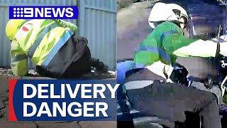 Australian posties injured once a week delivering mail  9 News Australia [upl. by Idoj]