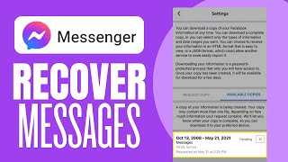 How To Recover Deleted Messages On Messenger GUIDE [upl. by Attenweiler]