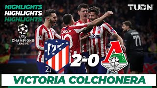 Highlights  Atlético de Madrid 2  0 Lokomotiv Moscow  Champions League  J 6  Grupo D  TUDN [upl. by Stevens]