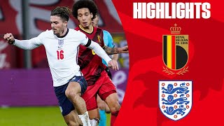 Belgium 20 England  Three Lions Fall To Belgium  UEFA Nations League  Highlights [upl. by Broddie]