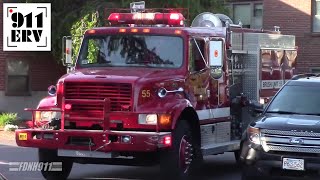 Boston Fire Department Units Clearing a MultiAlarm Brush Fire [upl. by Aseel]