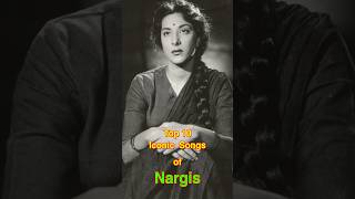 Top 10 Iconic Songs of Nargis  top10 nargis shorts [upl. by Bouton233]