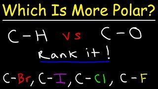 Which Bond Is More Polar [upl. by Bajaj]