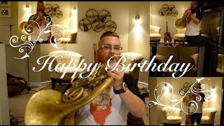 📯Happy Birthday  French horn [upl. by Leopoldine]