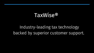 TaxWise® Users Speak on Superior Customer Support [upl. by Hultgren]