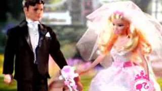 Barbie amp Ken bride amp groom doll Wedding TV ad 2008 [upl. by Renell]