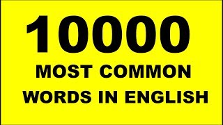 3000 Most Common amp Basic English Words List  PART 2 [upl. by Marienthal317]