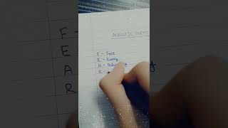 Acrostic Poem on Fear  acrosticpoem acrostics fear [upl. by Elayor438]