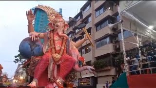 Mumbai Ganpati Visarjan 2022 At Girgaon Chowpatty [upl. by Nyltak]