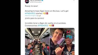 El emotivo regreso de Egan Bernal luego del accidente que casi acaba con su carrera [upl. by Alyl]