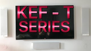 KEF T205 T301 T101 T2 51 Installation wall mount amp unboxing [upl. by Ahsitram332]