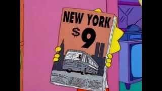 Pre 911The Simpsons 9  Twin Towers World Trade Center [upl. by Refenej]