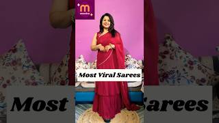 Meesho sarees haul 💫💫 meeshosareehaul meeshohaul shorts shortsyoutube fashion [upl. by Domini]