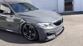 DTLRSHP 52  2017 BMW M3 Grigio Telesto looking ridiculously glossy with Opticoat Pro Ceramic [upl. by Akinot]