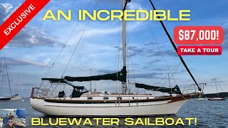 An Incredible Bluewater SAILBOAT This Cabo Rico 38 is a STUNNER at 87000 FULL EXCLUSIVE TOUR [upl. by Ilatan]