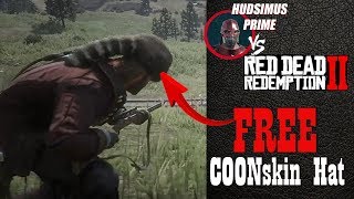 How to get a Free COONSKIN HAT in Red Dead Redemption 2 [upl. by Maximilian435]