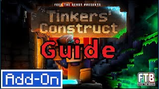 Minecraft Bedrock Tinkers Construct guide [upl. by Nasaj]