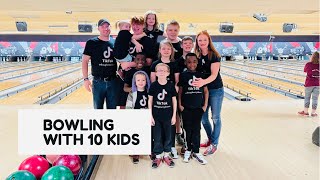 BOWLING WITH 10 KIDS [upl. by Gnoc]