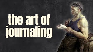 why men need to journal  the art of journaling [upl. by Berne]