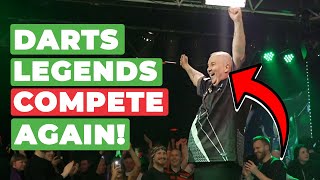 Phil Taylor Kevin Painter John Part amp MORE Compete In Seniors Darts [upl. by Jessi]