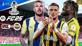 FC 25  AZ Alkmaar vs Fenerbahçe  Europa League 2024 Full Match  Džeko SaintMaximin  PS5™ 4K60 [upl. by Joscelin973]