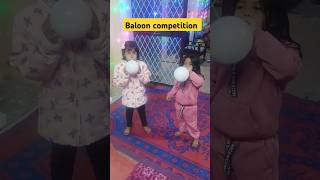 Baloon competition II गुब्बारे फुलाओ baloon baloonprank baloonchallenge shorts [upl. by Eicats]