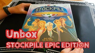 แกะกล่อง STOCKPILE EPIC EDITION Boardgame [upl. by Balcer]