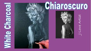 Chiaroscuro Drawing Tutorial of a Woman [upl. by Melamie]