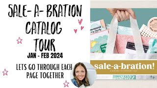 Let’s Walk Through the New 2024 Stampin’ Up SaleABration Catalog With Me [upl. by Ardnaet]