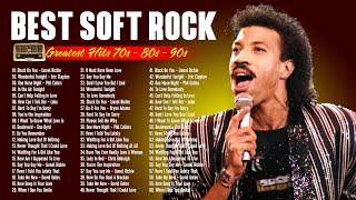 70s 80s 90s Soft Rock Music Hits Playlist ✌ Lioenl Richie Rod Stewart Celine Dion Phil Collins [upl. by Bettine]