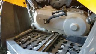 2015 CanAm DS90 Oil Change [upl. by Yraht494]