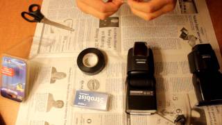 How to make speedlite gel holder [upl. by Krilov338]