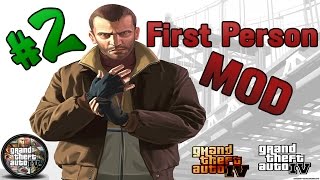 Обзор модов GTA 4 2  Вид от 1ого лица  First Person Mod [upl. by Ellery]