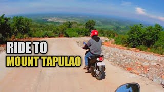 MOUNT TAPULAO  PALAUIG ZAMBALES  SJCAM SJ6 LEGEND  HNJ SPEED R HELMET  MOTOPOSH BIDA 110 [upl. by Devon]