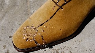 How To Waterproof Your Swede Shoes And The Product To Use The Saphir Super Invulner [upl. by Reinar703]