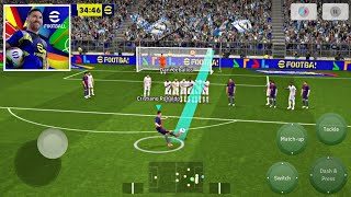 eFOOTBALL 2025 MOBILE  ULTRA GRAPHICS GAMEPLAY 60 FPS [upl. by Adler]